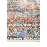 Lifestyle Floors Terracotta Sky Cezanne Machine Washable Cotton-Blend Rug