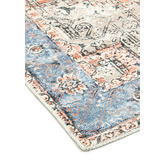 Lifestyle Floors Terracotta Sky Cezanne Machine Washable Cotton-Blend Rug