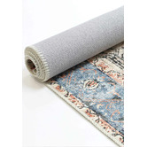 Lifestyle Floors Terracotta Sky Cezanne Machine Washable Cotton-Blend Rug