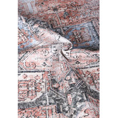 Lifestyle Floors Terracotta Sky Cezanne Machine Washable Cotton-Blend Rug