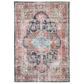 Lifestyle Floors Vintage Kendra Machine Washable Cotton-Blend Rug