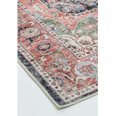 Lifestyle Floors Vintage Kendra Machine Washable Cotton-Blend Rug