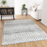 Lifestyle Floors Ramessu Machine Washable Cotton Rug