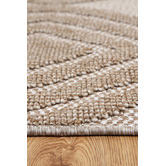 Lifestyle Floors Beige Freshwater Power-Loomed Indoor/Outdoor Rug