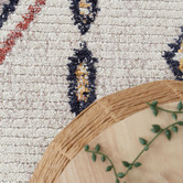 Lifestyle Floors Orange &amp; Grey Nador Boho Moroccan Rug