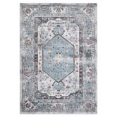Lifestyle Floors Blue Onur Transitional Rug