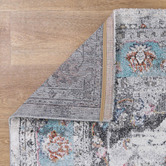 Lifestyle Floors Blue Onur Transitional Rug