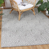 Lifestyle Floors Lelepa Fugui Flat Weave Indoor/Outdoor Rug