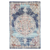 Lifestyle Floors Navy Hollow Power-Loomed Rug