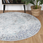 Lifestyle Floors Adrianita Power-Loomed Round Rug
