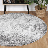Lifestyle Floors Carine Power-Loomed Round Rug
