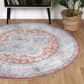 Lifestyle Floors Seo Power-Loomed Round Rug