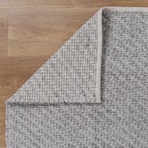 Lifestyle Floors Grey Gabbro Hand-Braided Wool-Blend Rug