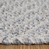 Lifestyle Floors Grey Gabbro Hand-Braided Wool-Blend Rug