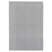 Lifestyle Floors Grey Gabbro Hand-Braided Wool-Blend Rug
