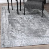 Lifestyle Floors Grey Chaldean Isin Power-Loomed Rug