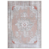 Lifestyle Floors Pink Chaldean Isin Power-Loomed Rug