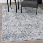 Lifestyle Floors Grey Chaldean Tuttul Power-Loomed Rug