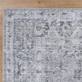 Lifestyle Floors Grey Chaldean Tuttul Power-Loomed Rug