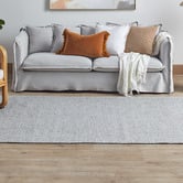 Lifestyle Floors Grey Gabbro Hand-Braided Wool-Blend Rug