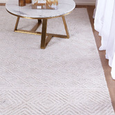 Lifestyle Floors Cream Carlisle Hand-Tufted Rug