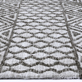 Lifestyle Floors Grey Isla Hand-Tufted Rug