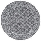 Lifestyle Floors Grey Carlisle Hand-Tufted Round Rug