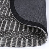 Lifestyle Floors Charcoal Bettina Hand-Tufted Round Rug