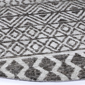 Lifestyle Floors Grey Isla Hand-Tufted Round Rug