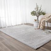 Lifestyle Floors Grey Aluna Shag Area Rug