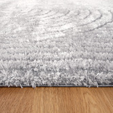 Lifestyle Floors Grey Aluna Shag Area Rug