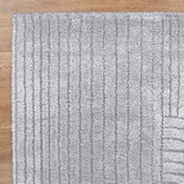 Lifestyle Floors Grey Aluna Shag Area Rug