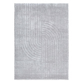Lifestyle Floors Grey Aluna Shag Area Rug