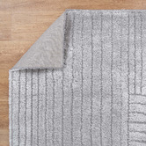 Lifestyle Floors Grey Aluna Shag Area Rug