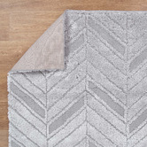 Lifestyle Floors Grey Hanno Shag Area Rug
