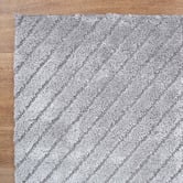 Lifestyle Floors Grey Elara Shag Area Rug