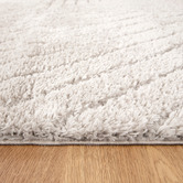Lifestyle Floors Beige Elara Shag Area Rug