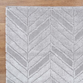 Lifestyle Floors Grey Hanno Shag Area Rug