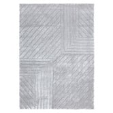 Lifestyle Floors Grey Elara Shag Area Rug