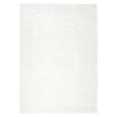 Lifestyle Floors Cream Aluna Shag Area Rug