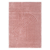Lifestyle Floors Blush Aluna Shag Area Rug