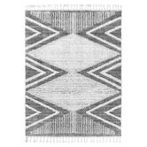 Lifestyle Floors Grey Vita Zuzu Power-Loomed Rug