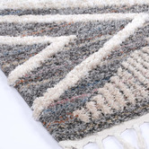 Lifestyle Floors Grey Vita Zuzu Power-Loomed Rug