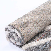Lifestyle Floors Grey Vita Zuzu Power-Loomed Rug