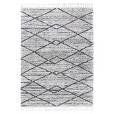 Lifestyle Floors Ana Shaggy Argyle Power-Loomed Rug