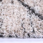 Lifestyle Floors Ana Shaggy Argyle Power-Loomed Rug