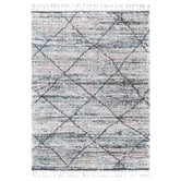 Lifestyle Floors Ana Shaggy Trellis Power-Loomed Rug