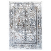 Lifestyle Floors Grey Rosette Bohemian Paradise Rug