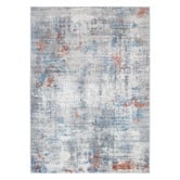 Lifestyle Floors Grey &amp; Blue Expressions Modern Rug