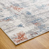 Lifestyle Floors Grey &amp; Blue Expressions Modern Rug